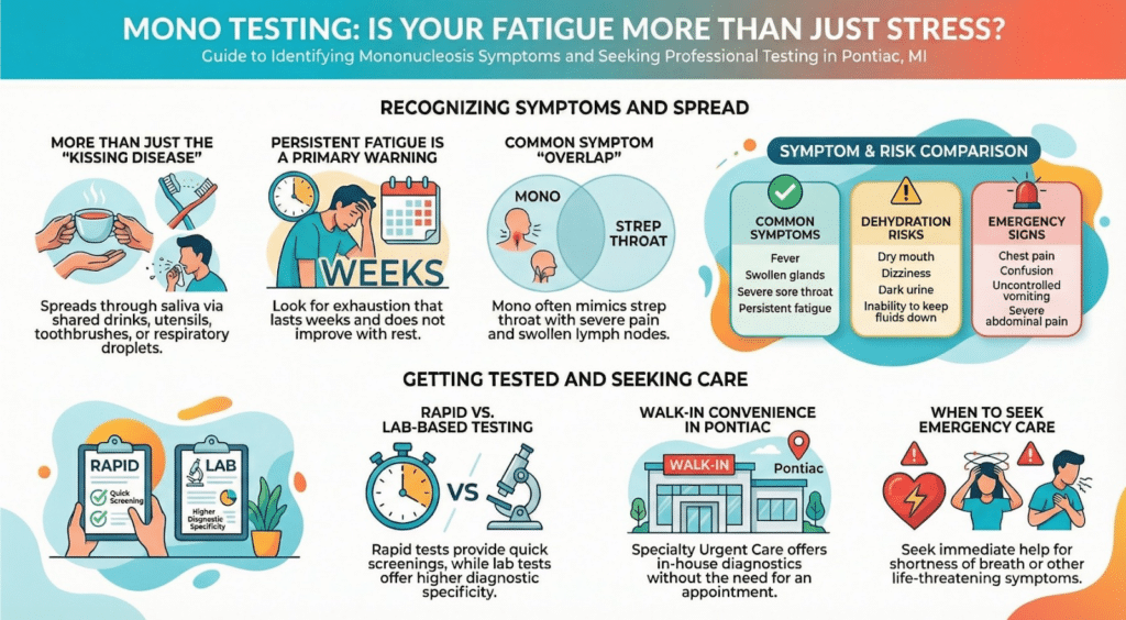 Mono Testing in Pontiac MI Inforgraphic