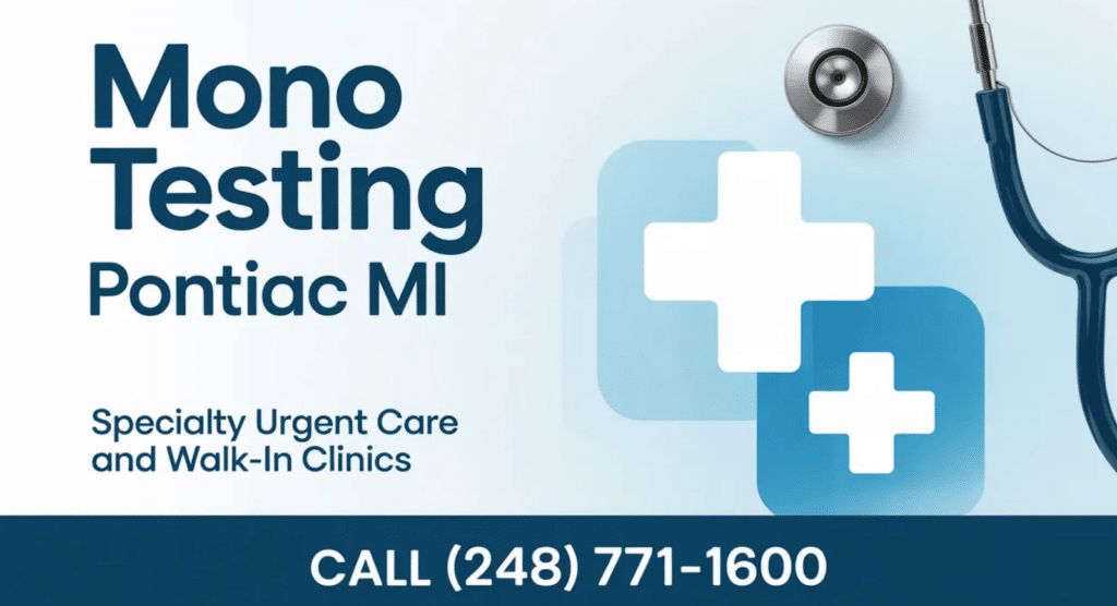 Mono Testing in Pontiac MI Inforgraphic